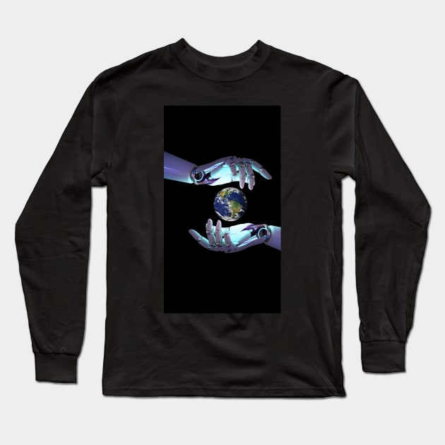 metaverse Long Sleeve T-Shirt by Geometrie Variabili